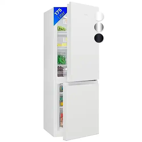 Bomann Kühlschrank A+++ mit Gefrierfach 143 cm, 175L, Türanschlag wechselbar