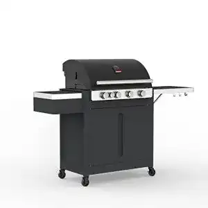 Barbecook Gasgrillwagen Stella 4311 50MB mit 3 Brennern und Infrarot-Seitenbrenner