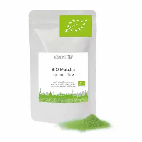 Matcha Tee Pulver cosmopoliTEA BIO – Hochwertige Qualität aus Japan