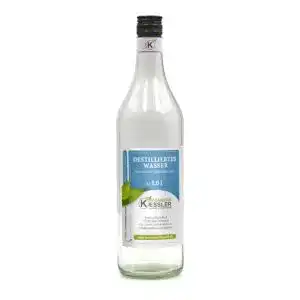 Destilliertes Wasser von Brennerei Keßler in 1000ml Glasflasche