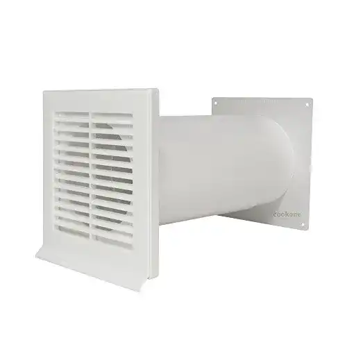 Mauerkasten EASYTEC Lüftungstechnik 150 mm weiß