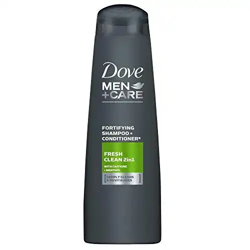 Dove Shampoo 6er Pack für Männer – Care Fresh Clean 2in1, 250ml