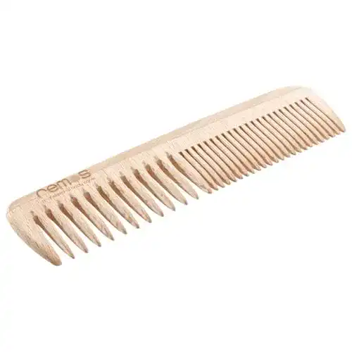 Holzkamm Remos Professional Body Care aus Buchenholz mit feiner Zahnung
