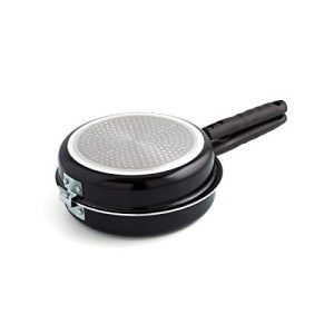Omelette-Pfanne Quid Gastro Fun Doppelpfanne aus Aluminium, 28 cm