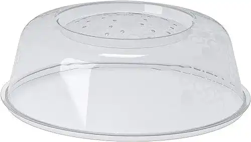 Mikrowellendeckel von Ikea mit 26 cm Durchmesser in Weiß