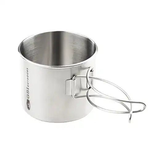 Edelstahlbecher Gsi Outdoors Glacier Stainless Bottle Cup/Pot, Silber