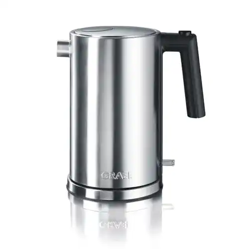 Graef WK600EU Edelstahl Wasserkocher mit 1,5 Liter Füllmenge