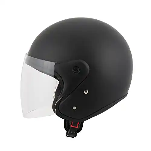 Motorradhelm MTR DX2 Jethelm mit ECE Zertifizierung und Komfort