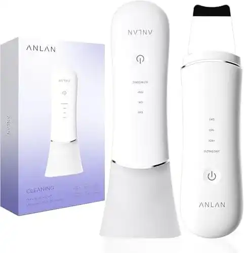 Gesichtsreinigung mit ANLAN Skin Scrubber Ultraschallgerät