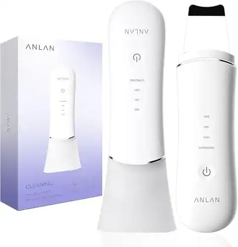Gesichtsreinigung mit ANLAN Skin Scrubber Ultraschallgerät
