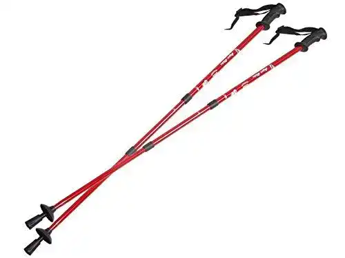 Nordic Walking Stöcke Set von EUROBATT – Verstellbare Trekkingstöcke