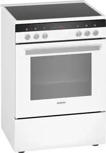 Elektroherd Siemens HK9R3A220 iQ300 freistehend in Weiß