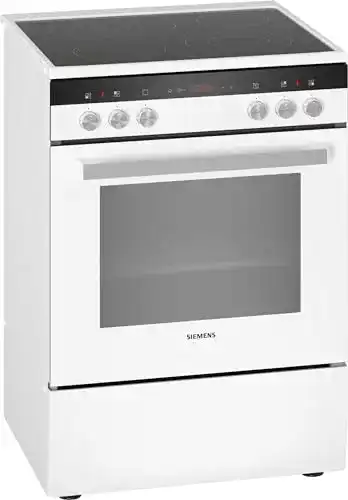 Elektroherd Siemens HK9R3A220 iQ300 freistehend in Weiß