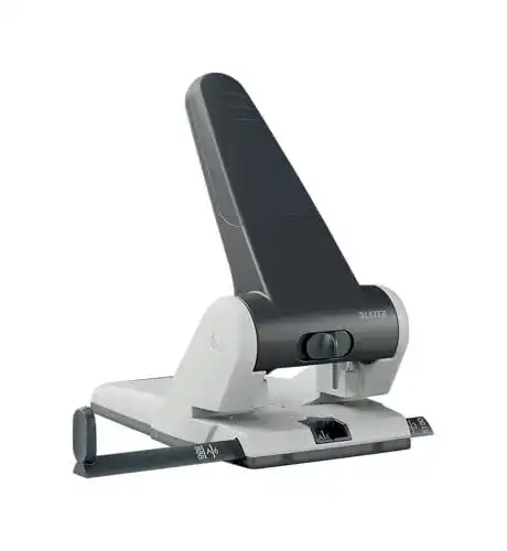 Leitz Registraturlocher aus Metall für 65 Blatt, 2-fach Lochung