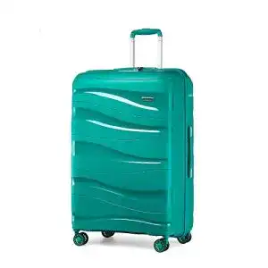 Mittelgroßer Koffer 65 cm KONO aus Polypropylen mit 4 Rollen
