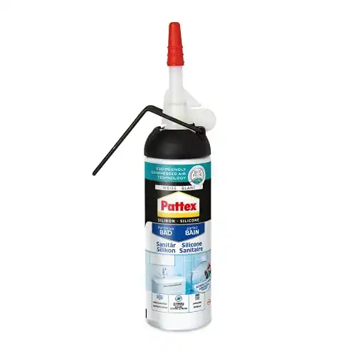 Pattex Sanitär Silikon für Bad und Dusche, 100ml