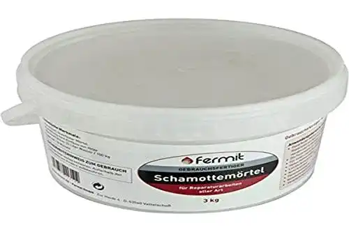 Schamottemörtel Fermit 3 kg Eimer für Bau- und Reparaturarbeiten