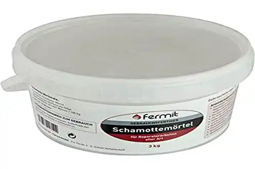 Schamottemörtel Fermit 3 kg Eimer für Bau- und Reparaturarbeiten