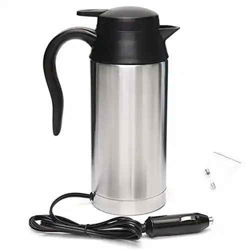 Wasserkocher 12 Volt für Auto aus Edelstahl