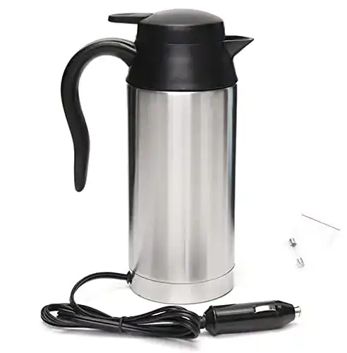 Wasserkocher 12 Volt für Auto aus Edelstahl