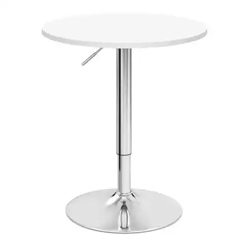Stehtisch WOLTU Bartisch, höhenverstellbarer Tisch von 70 bis 91 cm