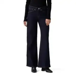 Levi’s Damen 318 Styled Shaping Wide Leg Jeans in Darkest Sky