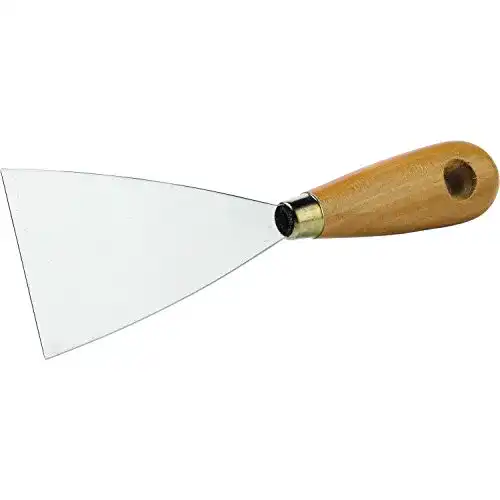 Schuller Malerspachtel mit ovalem Holzgriff, 60 mm Breite, 1 Stück