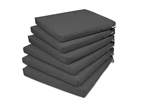 Sitzkissen Rollmayer 6er Set für Stühle in Haus und Garten