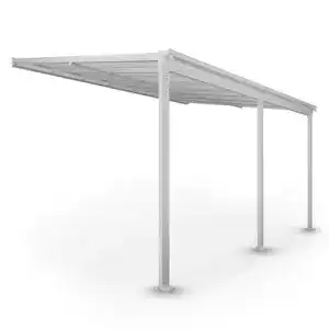 Terrassenüberdachung Juskys Borneo 4×3 m für Sonnenschutz und Schutz vor Witterungseinflüssen