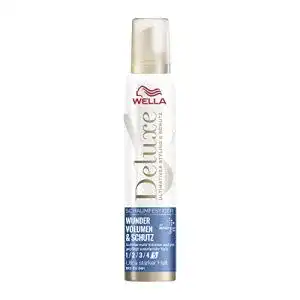 Wella Deluxe Schaumfestiger für Volumen und Schutz, 200 ml