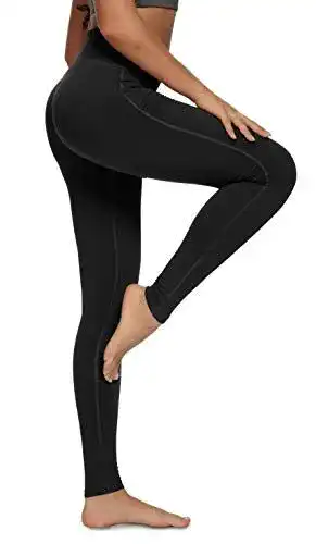 Queenieke Yoga Leggings mit Tasche für Damen in klassischem Design