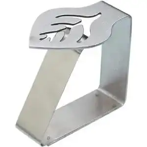 Tischklammern aus Edelstahl von Kitchencraft im 4er Set