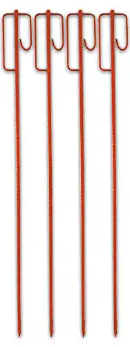 Absperrleinenhalter UvV UVHLT150 1,48 m lange Stahlhalter
