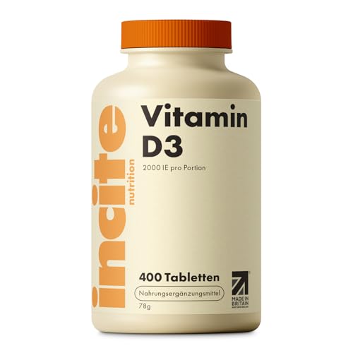 Vitamin D3 Präparate von Incite Nutrition für täglichen Bedarf