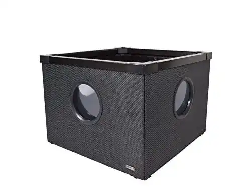 Hochteich Hozelock Outdoor Aquarium für Terrassen mit Fenstern
