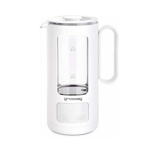 Wasserkocher 0,5 Liter Grossag WK 8.00 Glas-Wasserkocher