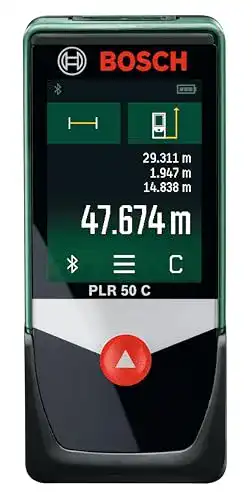 Bosch Laser-Entfernungsmesser PLR 50 C für präzise Messungen