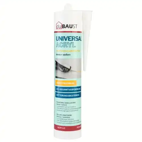 Acryl-Dichtstoff duBAUST MAC24 Maleracryl Universalacryl 310ml
