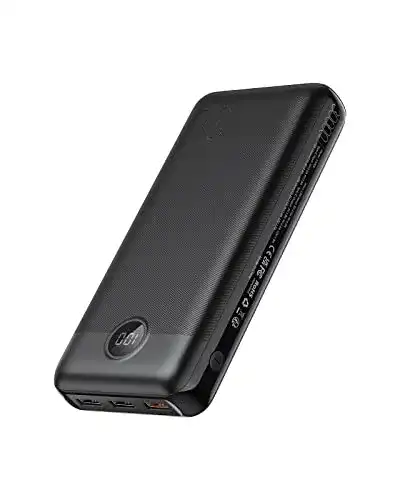 Powerbank 30000 mAh von VEGER mit 20W PD und vielseitigen Anschlussmöglichkeiten