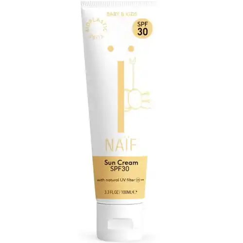 Mineralische Sonnencreme Naïf für Baby und Kind mit LSF 30