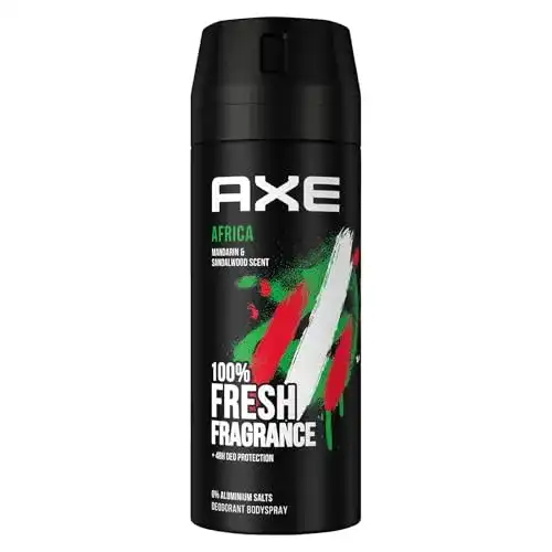 Axe Bodyspray Africa Deo ohne Aluminium für 48 Stunden Schutz