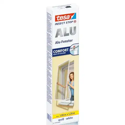 Tesa Insect Stop ALU Comfort Fliegengitter für Fenster