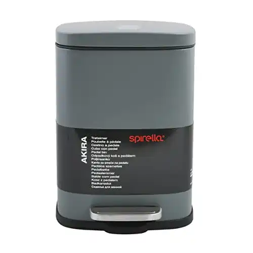 Kosmetikeimer Spirella 5 Liter Edelstahl mit Absenkautomatik