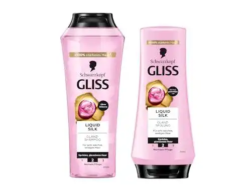 Gliss Kur Shampoo Liquid Silk 250 ml Haarpflege mit Ceramiden