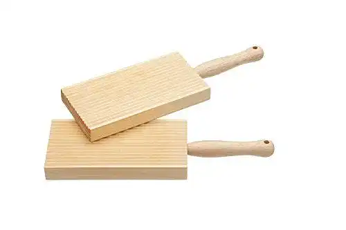 Gnocchi-Brett KitchenCraft Butterstäbchen 2er-Set aus Holz