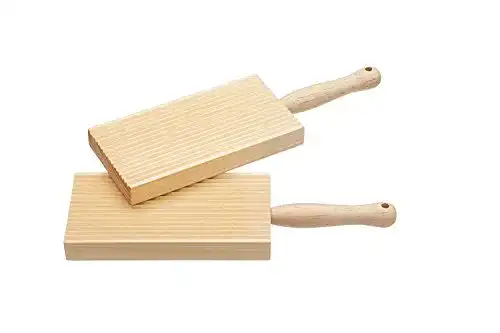 Gnocchi-Brett KitchenCraft Butterstäbchen 2er-Set aus Holz