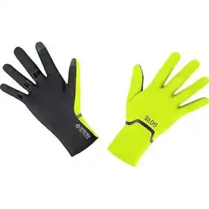 Laufhandschuhe Gore Wear GOREWEAR M WINDSTOPPER Stretch Handschuhe, Neon Gelb / Schwarz