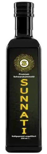 Schwarzkümmelöl Sunnati aus Ägypten, ungefiltert und kaltgepresst