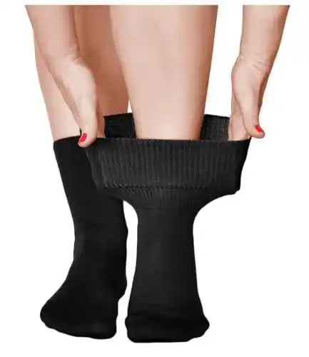 Diabetikersocken für Damen im 3er-Pack – Extra weit und ohne Gummi
