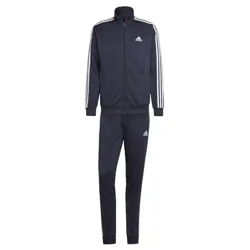 Adidas Herren Trainingsanzug Basic 3-Stripes Tricot Track Suit